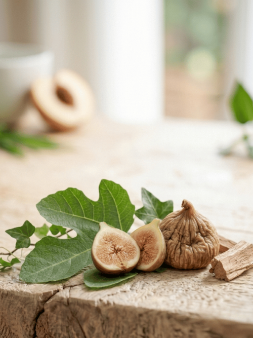 Inspirada en la naturaleza más pura, Hoja de Higo combina la vitalidad verde de las hojas frescas con la suavidad gourmand del higo y la nobleza elegante del cedro. Una fragancia única que transmite serenidad, frescura mediterránea y sofisticación atemporal.